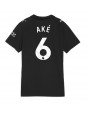 Billige Manchester City Nathan Ake #6 Bortedrakt Dame 2025-26 Kortermet
